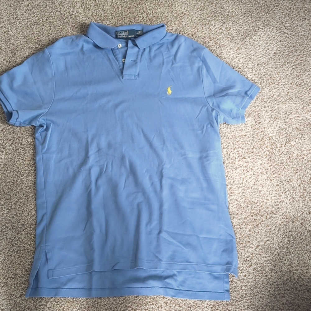 Large Polo, Blue with yellow pony